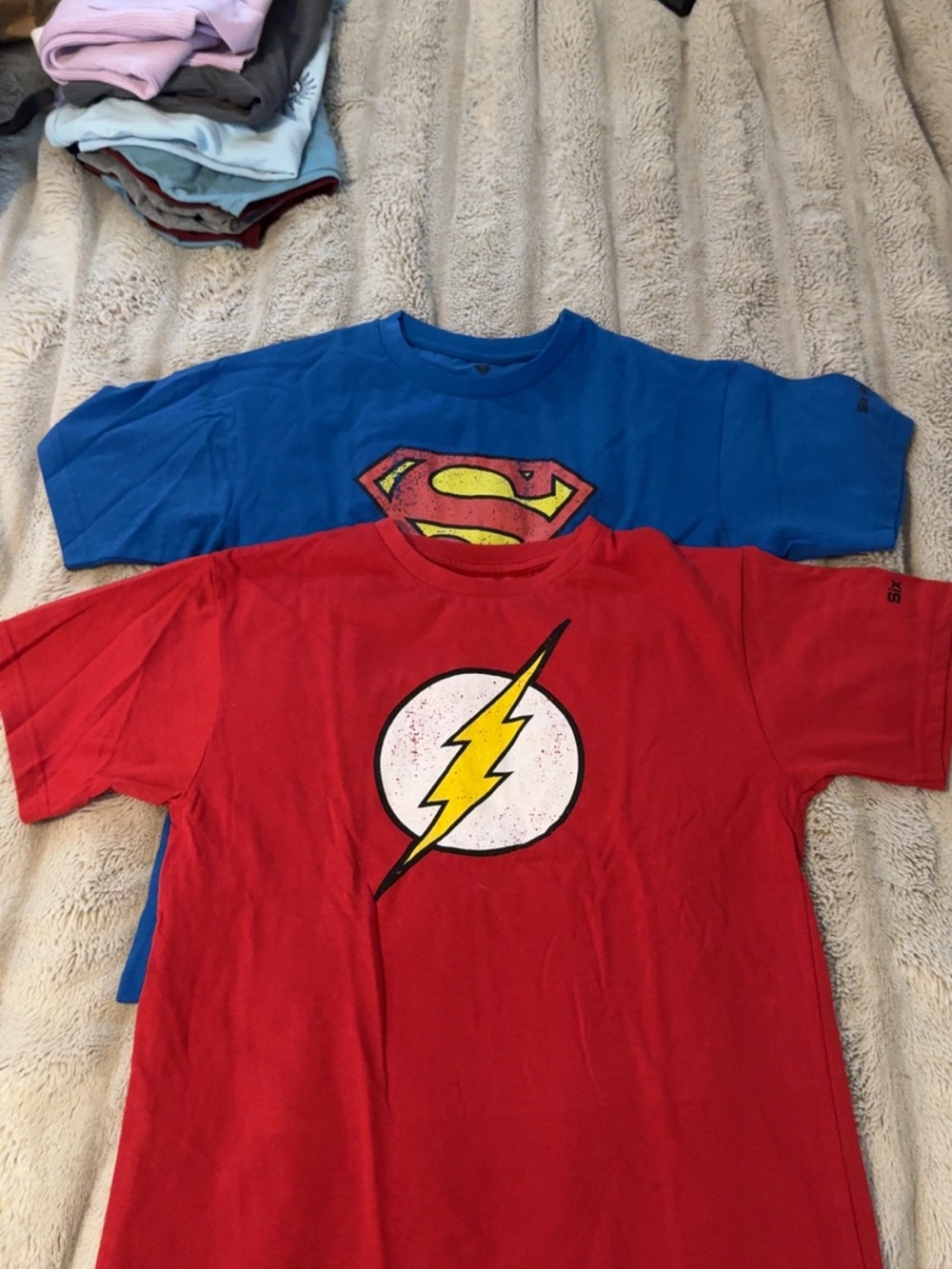 DC Comics Red Flash Lightning Bolt Kids Costume Tee